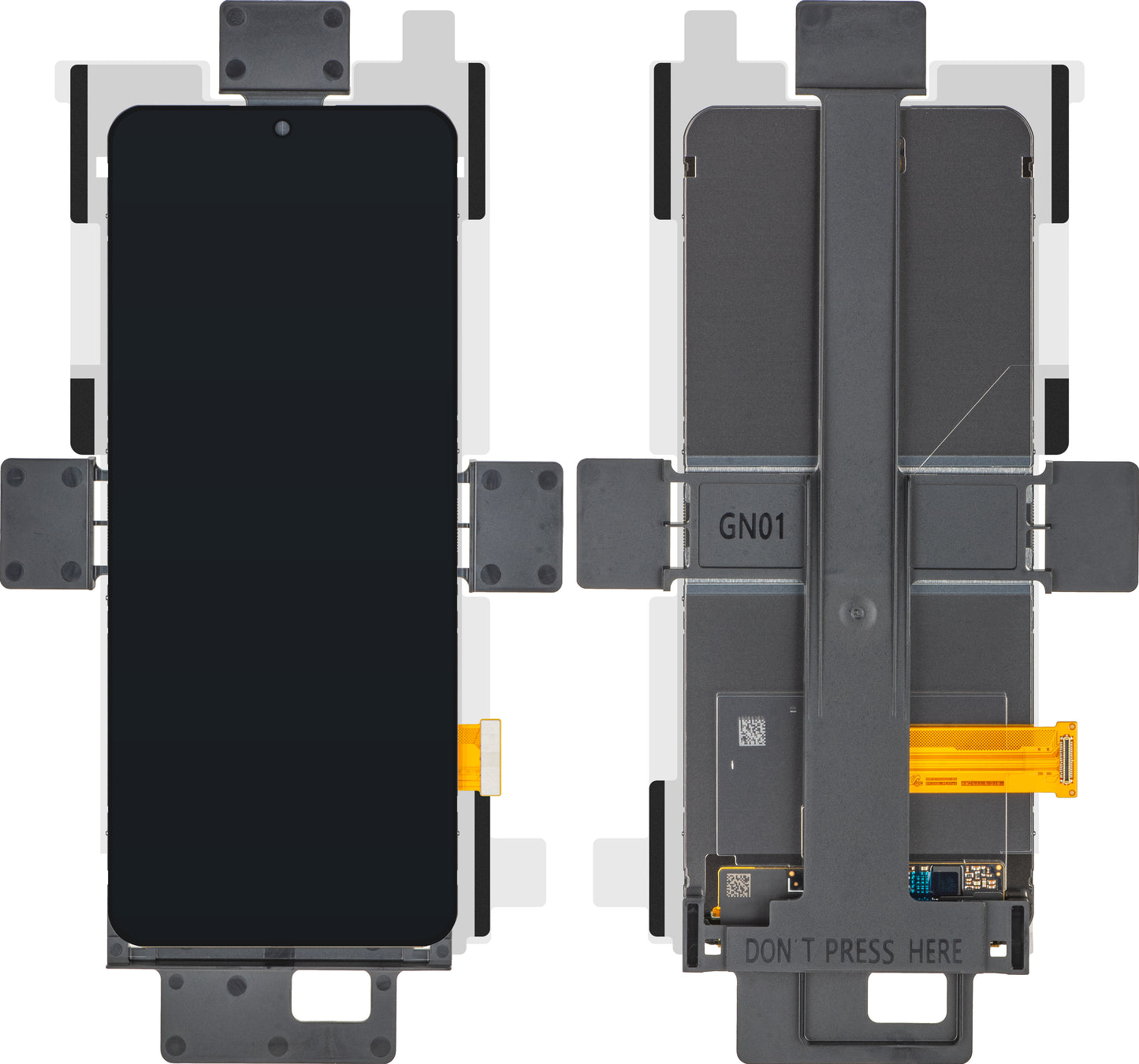 Οθόνη με οθόνη αφής Samsung Galaxy Z Flip6 F741, Εσωτερικό Υποσύστημα, Πακέτο Υπηρεσιών GH82-35022A