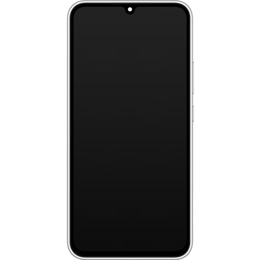 Οθόνη αφής Samsung Galaxy A34 A346, με πλαίσιο, ασημί, πακέτο σέρβις GH82-31200B