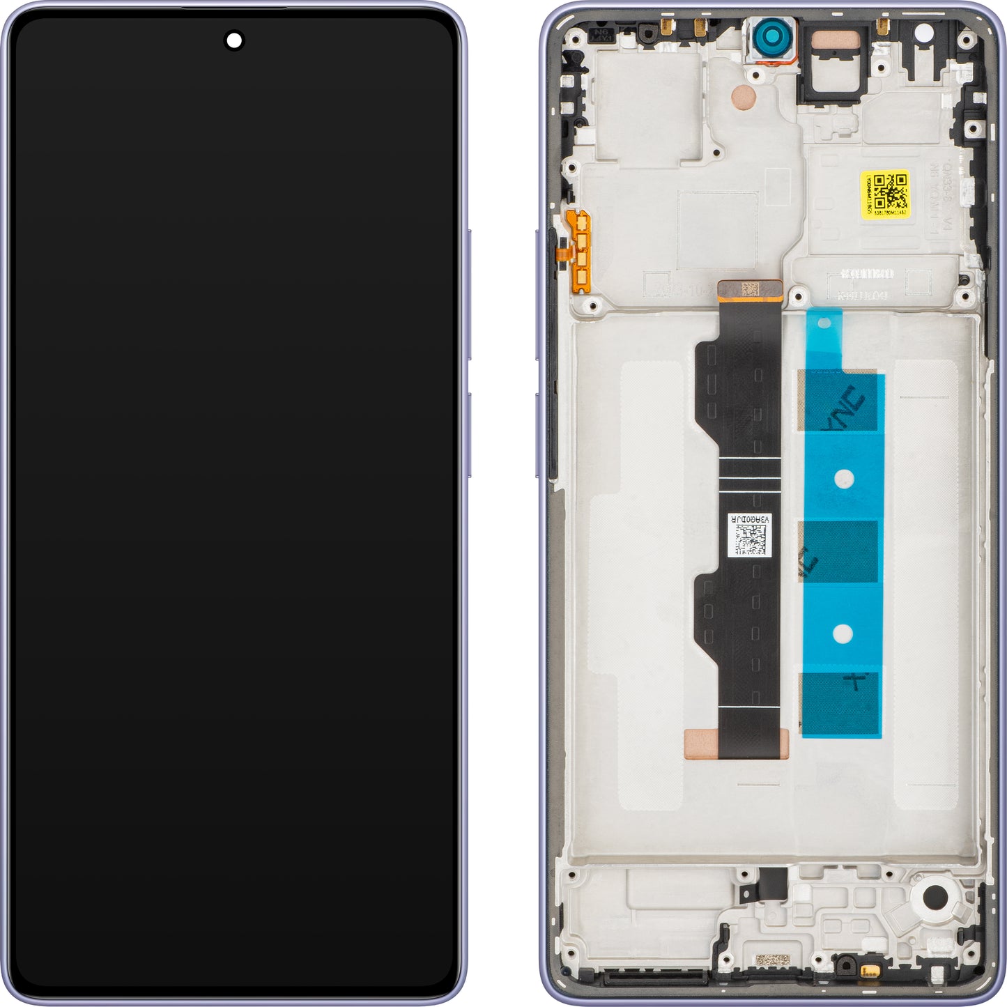 Οθόνη με Αφή Xiaomi Redmi Note 13 Pro 4G, με Πλαίσιο, Μοβ (Lavender Purple), Service Pack 56000200N600