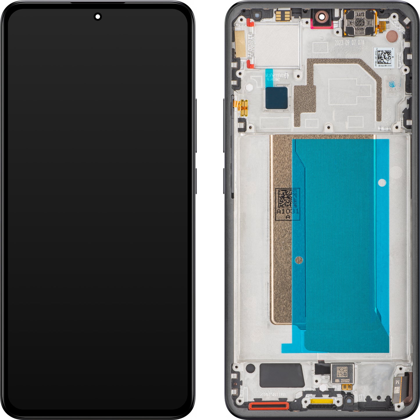Display με Touchscreen Xiaomi 13T, με Πλαίσιο, Μαύρο, Service Pack 560020M12A00