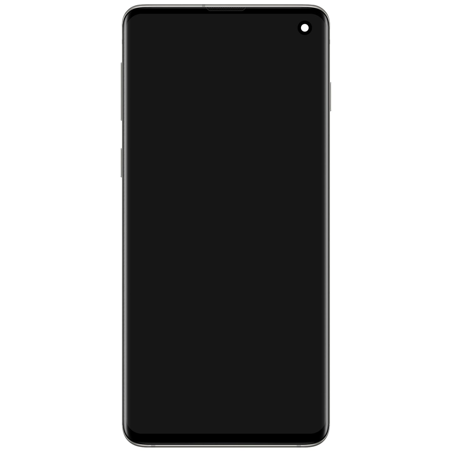 Samsung Galaxy Galaxy S10 G973 Οθόνη αφής με πλαίσιο, ασημί (λευκό πρίσμα), πακέτο σέρβις GH82-18850B