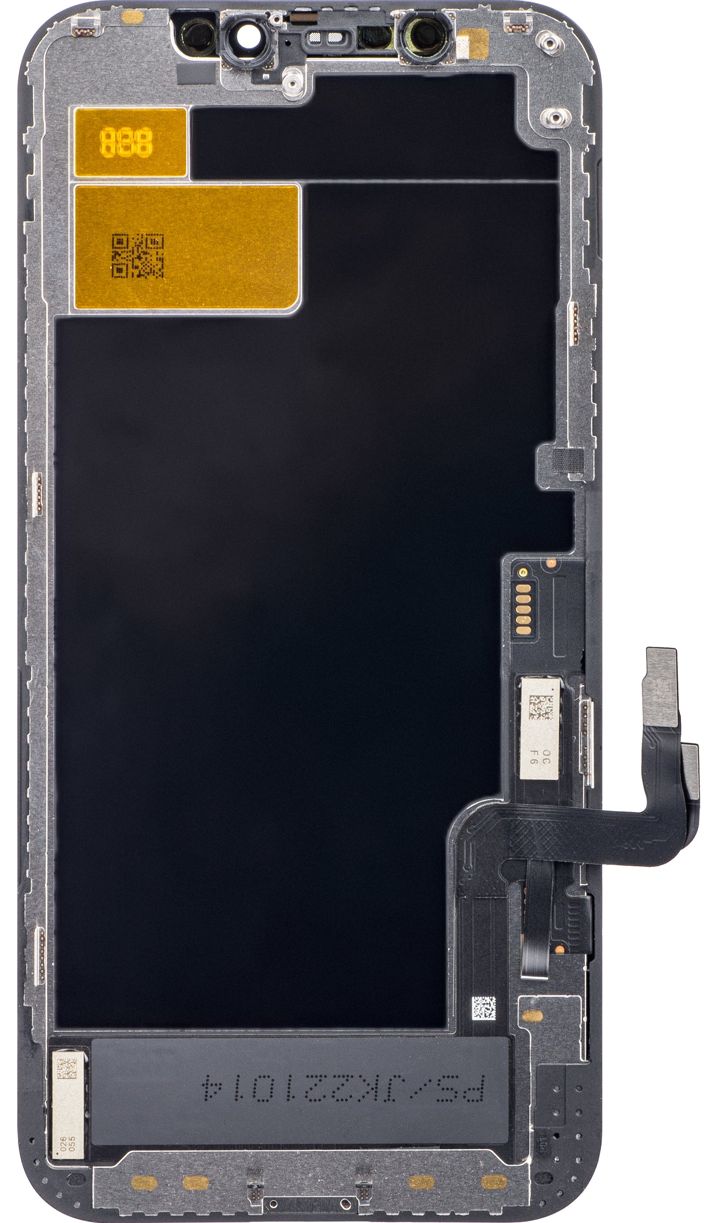 Οθόνη με Touchscreen JK για Apple iPhone 12 / 12 Pro, με Πλαίσιο, Έκδοση LCD In-Cell IC Movable, Μαύρο