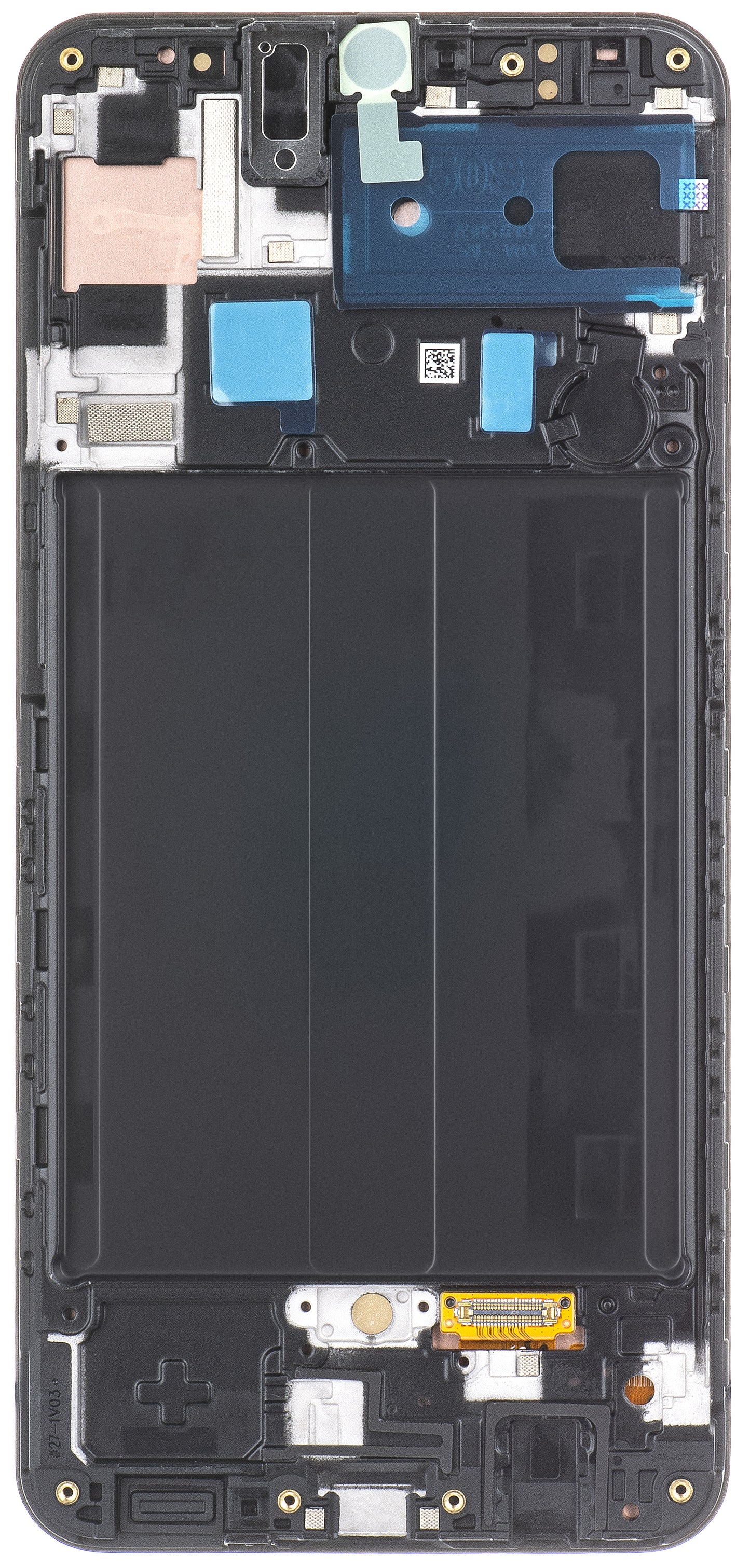 Samsung Galaxy Galaxy A50s A507 Touchscreen Display, with Frame, Black, Service Pack GH82-2111193A