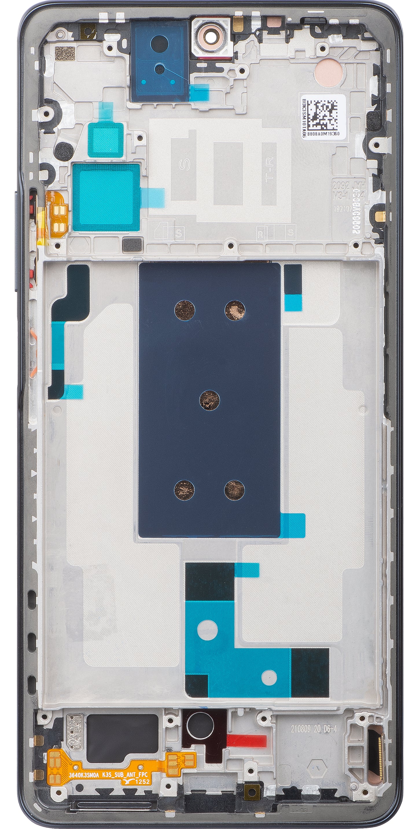 Οθόνη αφής Xiaomi 11T Pro, με πλαίσιο, γκρι, πακέτο σέρβις 5600030K3S00