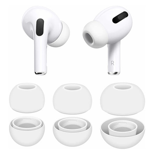 Προστατευτικά Techsuit ET2 για Apple AirPods Pro 3, Μέγεθος XS / S / L, Λευκά