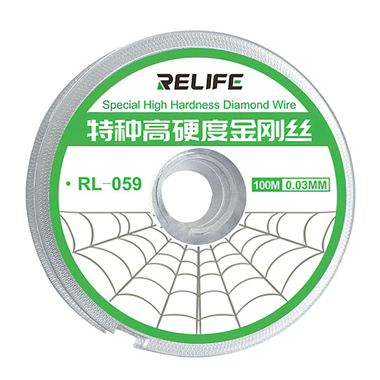 Molybdenum Relife RL-059 wire, 0.03mm, 100m