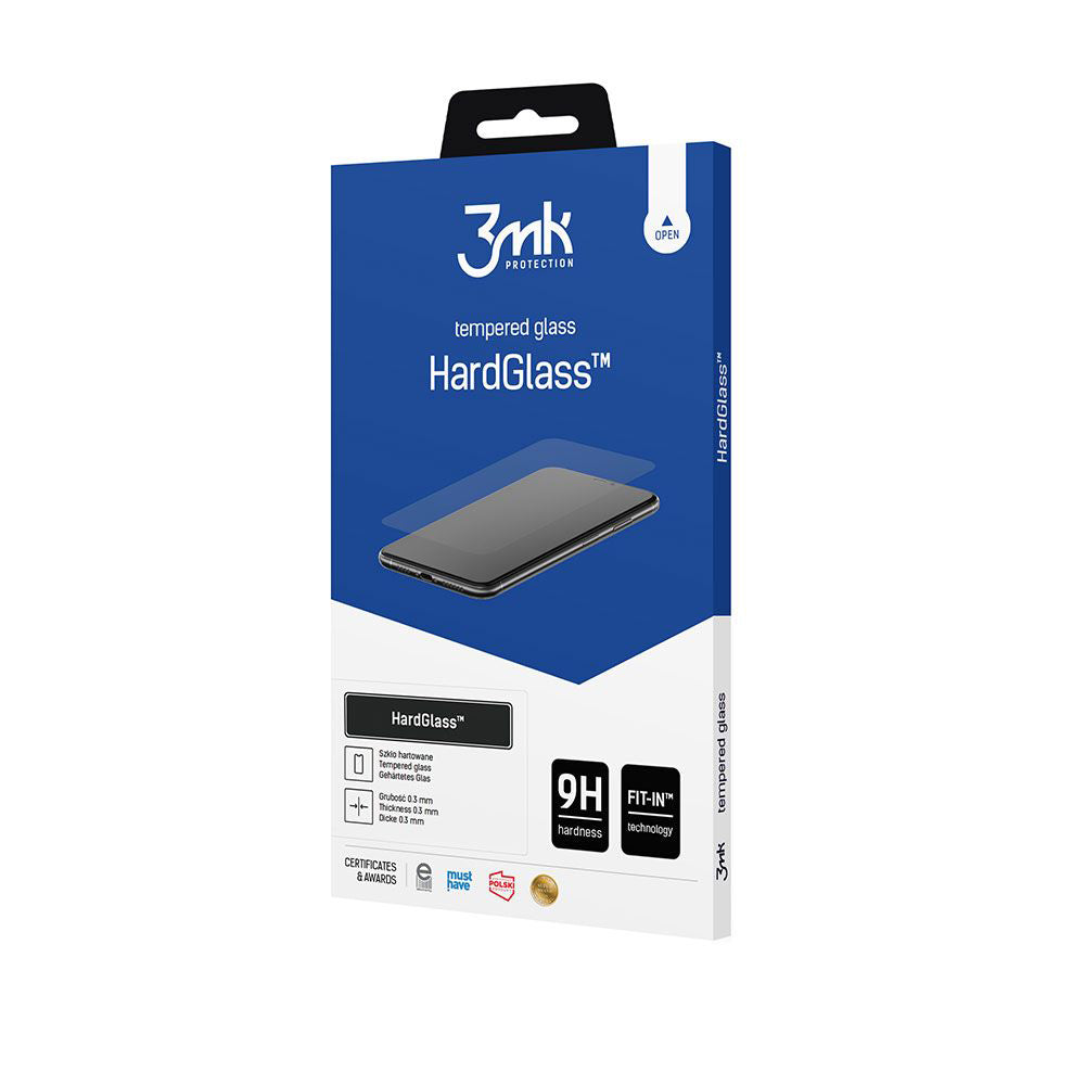 Προστατευτική μεμβράνη οθόνης 3MK HardGlass για Samsung Galaxy A37 5G, Ασφαλισμένο γυαλί, Πλήρης κόλλα