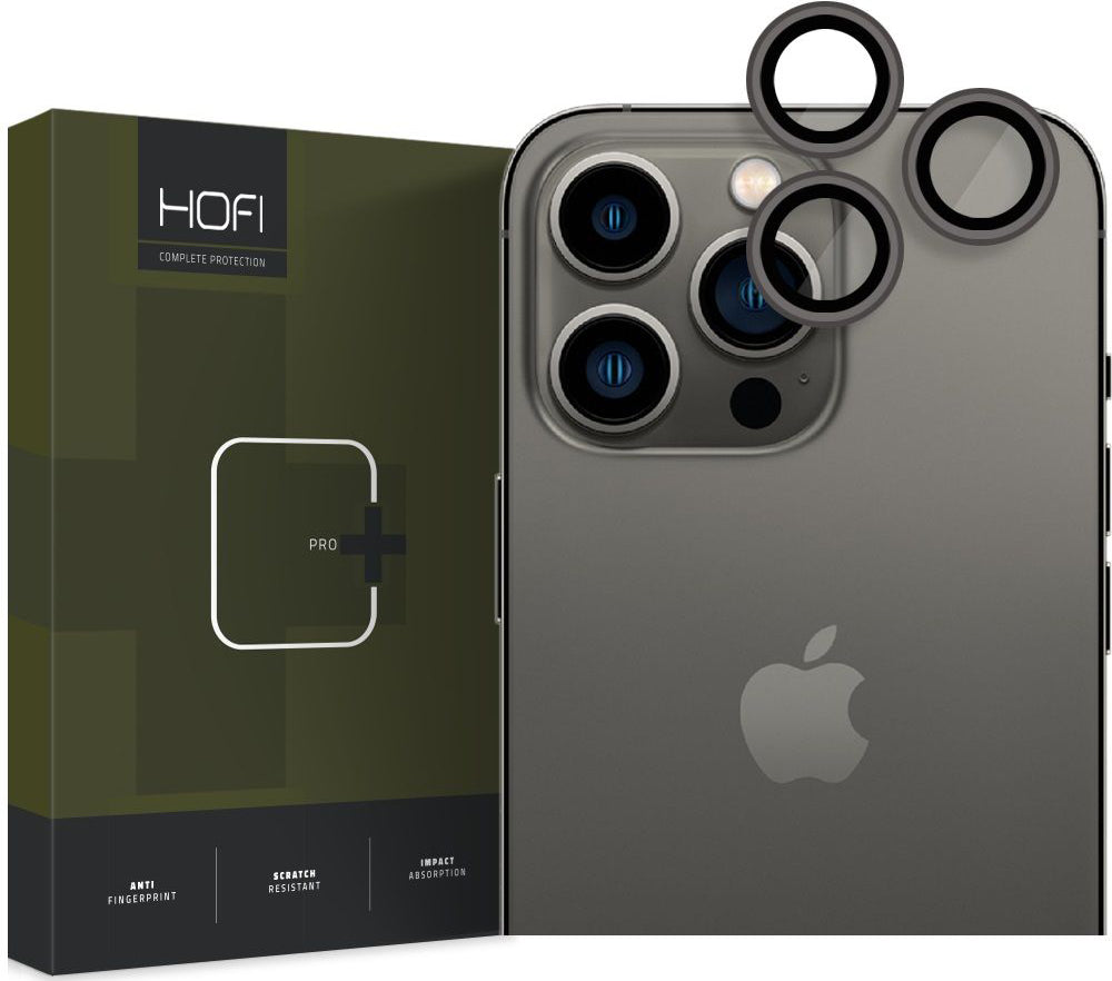 Προστατευτική Μεμβράνη Κάμερας Πίσω Tech-Protect CamRing PRO+ για Apple iPhone 14 Pro Max / 14 Pro, Ενισχυμένο Γυαλί, Μαύρη