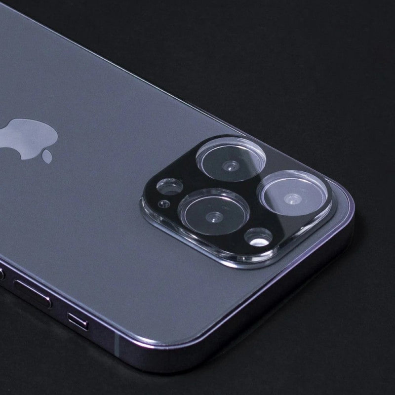 Προστατευτική Μεμβράνη Κάμερας Πίσω WZK για Apple iPhone 17, Ενισχυμένο Γυαλί, Σετ 2 τεμαχίων, Μαύρη