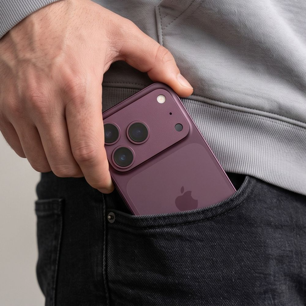 Προστατευτική μεμβράνη κάμερας πίσω Tech-Protect CamFull Fit+ για Apple iPhone 18 Pro Max, ασφαλισμένο γυαλί, βυσσινί