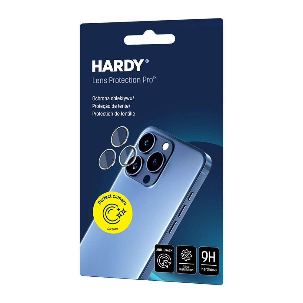 3MK Hardy Protection Pro Rear Camera Protective Film for Apple iPhone 17 Pro Max / 17 Pro, Tempered Glass, Orange