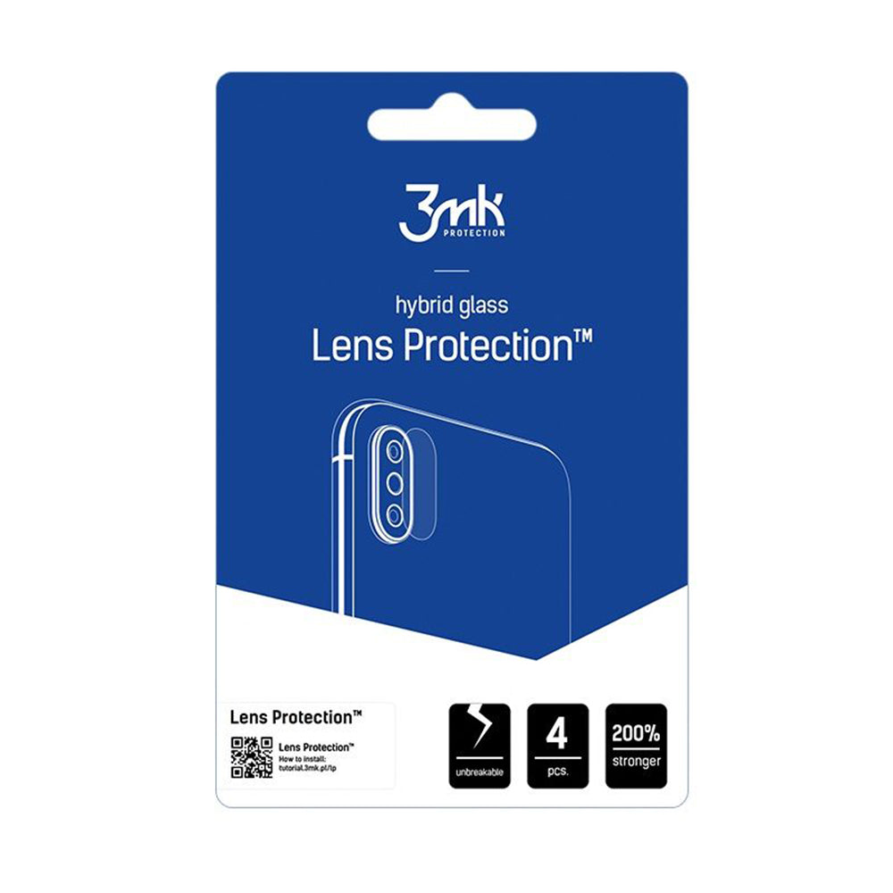Προστατευτική μεμβράνη πίσω κάμερας 3MK Protection για Samsung Galaxy Z Fold8 F971, Ασφαλισμένο γυαλί, Σετ 4 τεμαχίων, Διαφανές