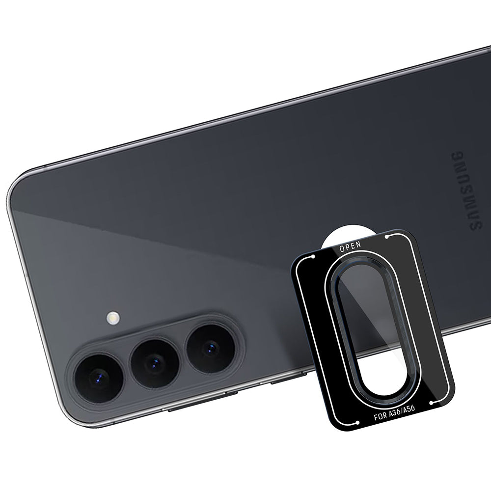 Προστατευτική μεμβράνη πίσω κάμερας 3MK Protection Pro για Samsung Galaxy S26 FE S741, Ασφαλισμένο γυαλί, Μαύρο