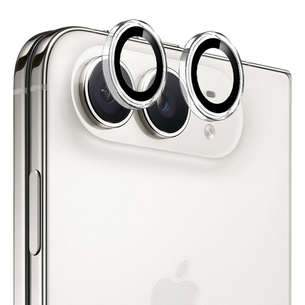 Προστατευτικό κάλυμμα πίσω κάμερας Blueo Metal Frame για Apple iPhone Duo, Tempered Glass, Διαφανές