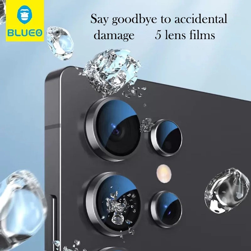 Προστατευτική μεμβράνη πίσω κάμερας Blueo για Samsung Galaxy Z Fold8 Ultra F976 / Z Fold7 F966, Ασφαλισμένο γυαλί, Ασημί