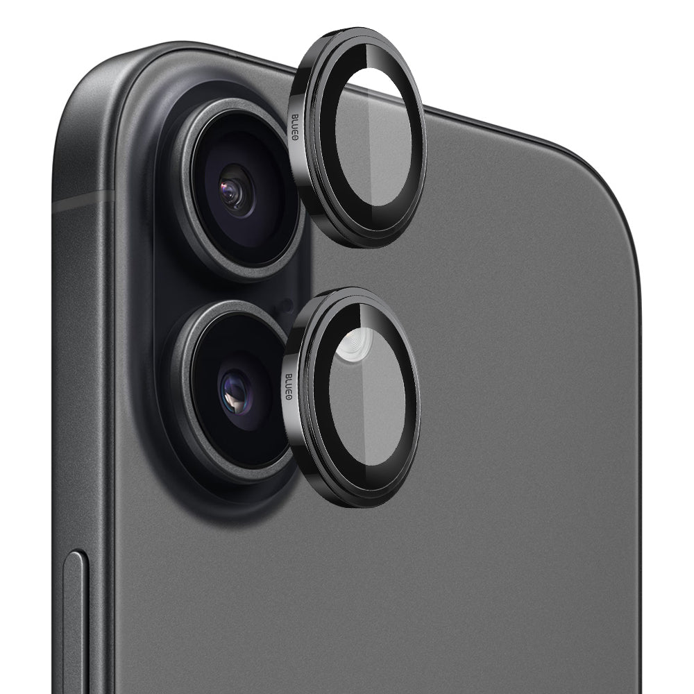 Προστατευτική Μεμβράνη Κάμερας Πίσω Blueo Sapphire Crystal για Apple iPhone 17, Ενισχυμένο Γυαλί, Μαύρη
