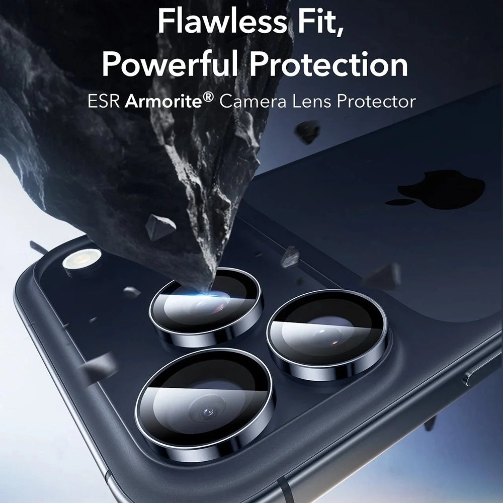 Προστατευτική Μεμβράνη Κάμερας Πίσω ESR Armorite για Apple iPhone 17 Pro Max / 17 Pro / 16 Pro Max / 16 Pro, Ενισχυμένο Γυαλί, Μπλε