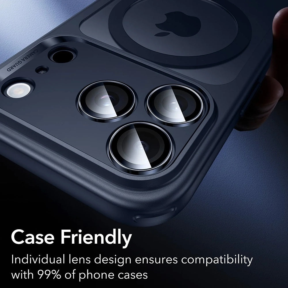 Προστατευτική Μεμβράνη Κάμερας Πίσω ESR Armorite για Apple iPhone 17 Pro Max / 17 Pro / 16 Pro Max / 16 Pro, Ενισχυμένο Γυαλί, Μπλε