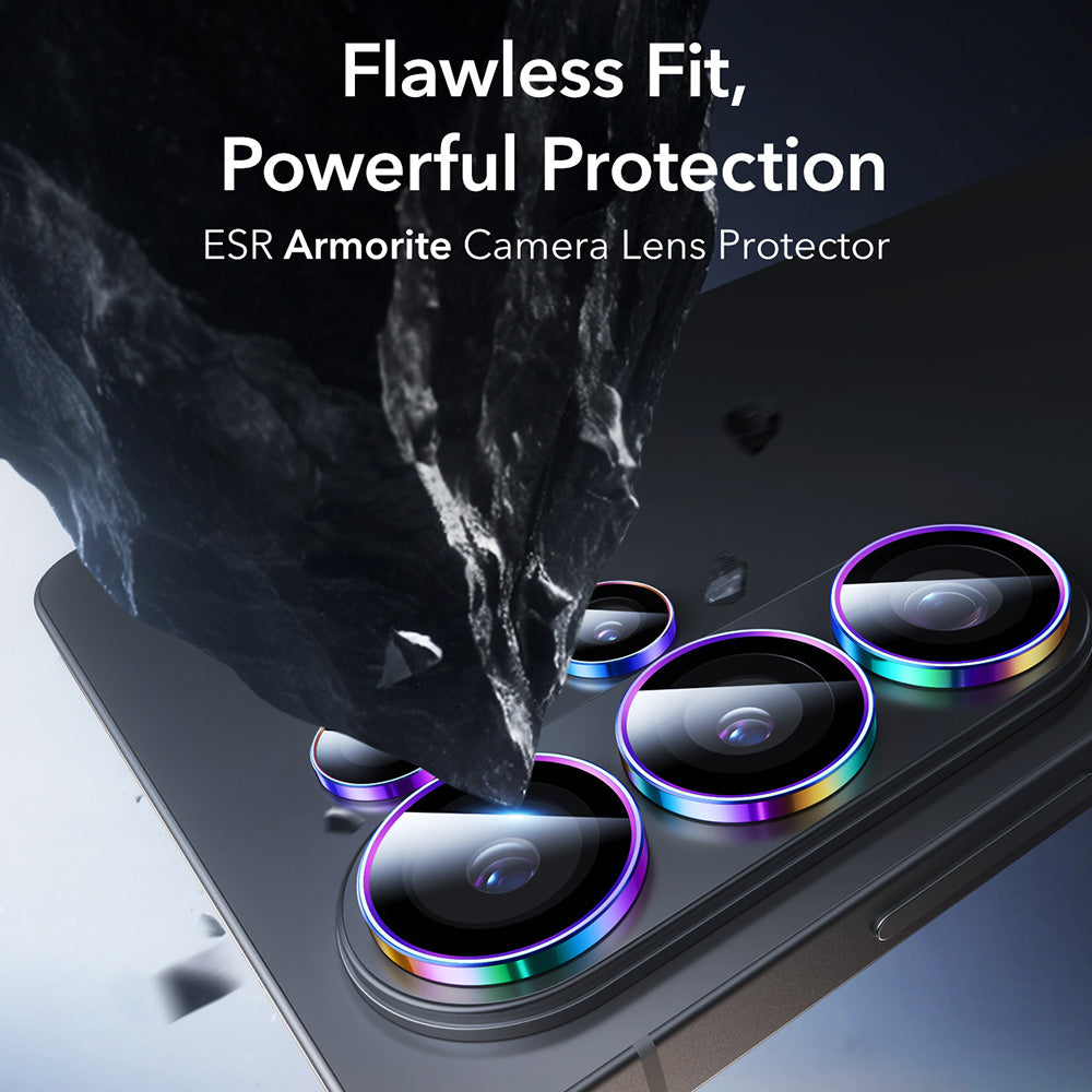 Προστατευτική Μεμβράνη Κάμερας Πίσω ESR Armorite για Samsung Galaxy S26 Ultra S948, Ενισχυμένο Γυαλί, Πολύχρωμη