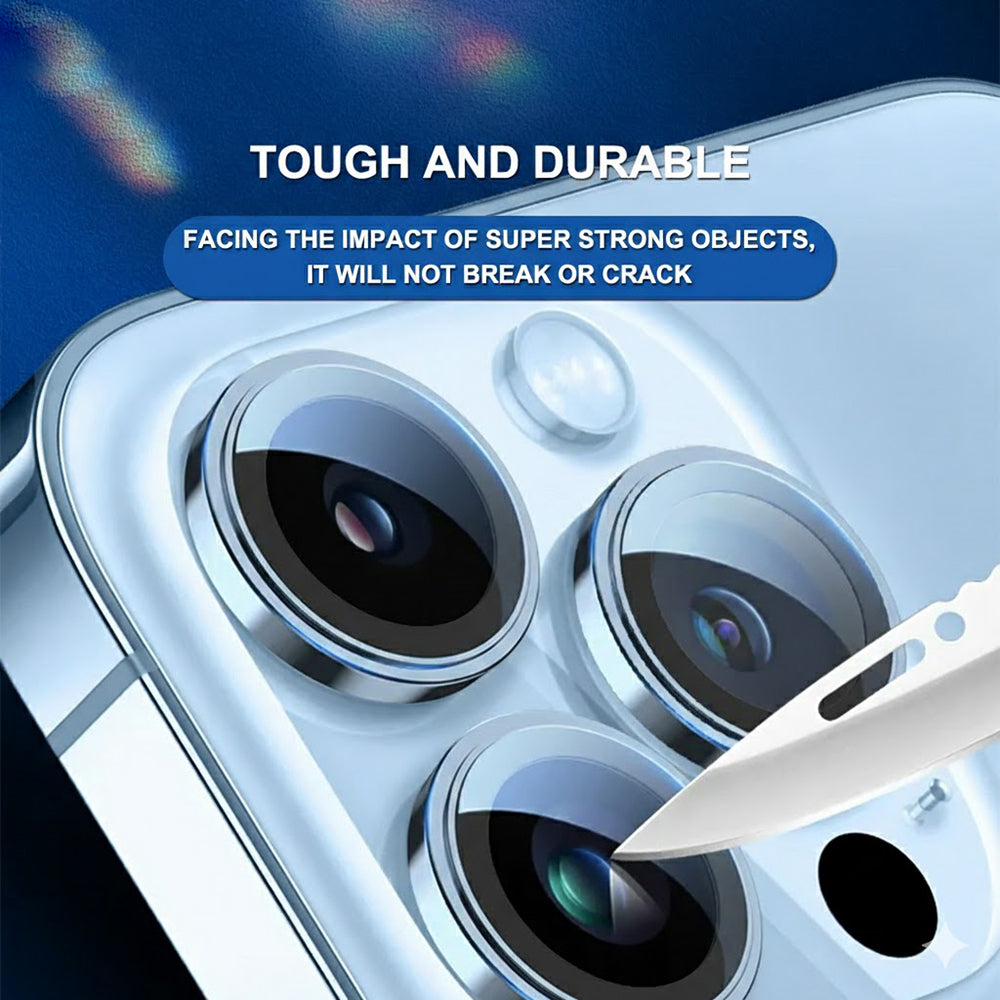 Προστατευτική μεμβράνη πίσω κάμερας Lito S+ για Apple iPhone 18 Pro / 18 Pro Max, ασφαλισμένο γυαλί, μπλε