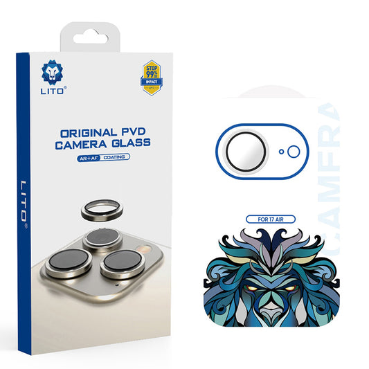 Προστατευτική Μεμβράνη Κάμερας Πίσω Lito Titanium AR για Apple iPhone 17 Air, Ενισχυμένο Γυαλί, Ασημί