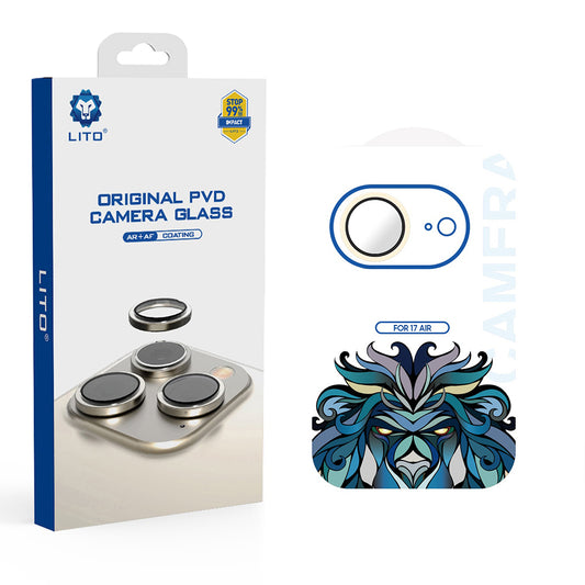 Προστατευτική Μεμβράνη Κάμερας Πίσω Lito Titanium AR για Apple iPhone 17 Air, Ενισχυμένο Γυαλί, Χρυσή