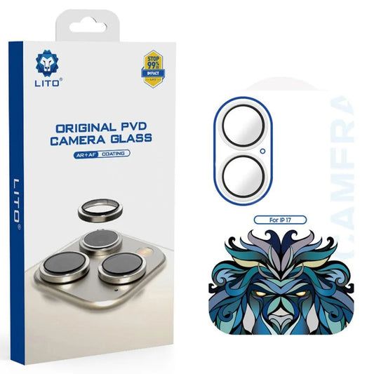 Προστατευτική Μεμβράνη Πίσω Κάμερας Lito Titanium AR για Apple iPhone 17, Ενισχυμένο Γυαλί, Ασημί