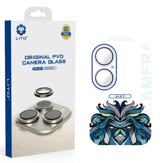 Προστατευτική Μεμβράνη Κάμερας Πίσω Lito Titanium AR για Apple iPhone 17, Ενισχυμένο Γυαλί, Μωβ