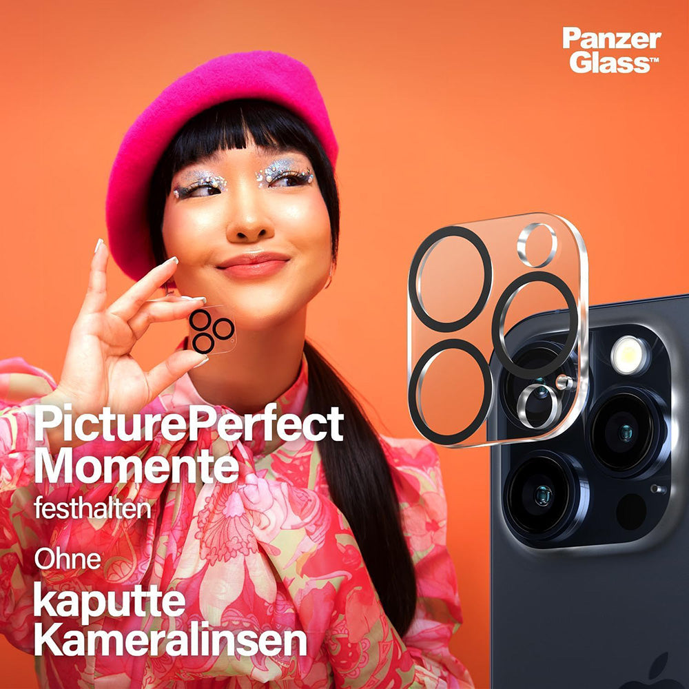 PanzerGlass PicturePerfect Rear Camera Protector for Apple iPhone 17, Tempered Glass, Transparent