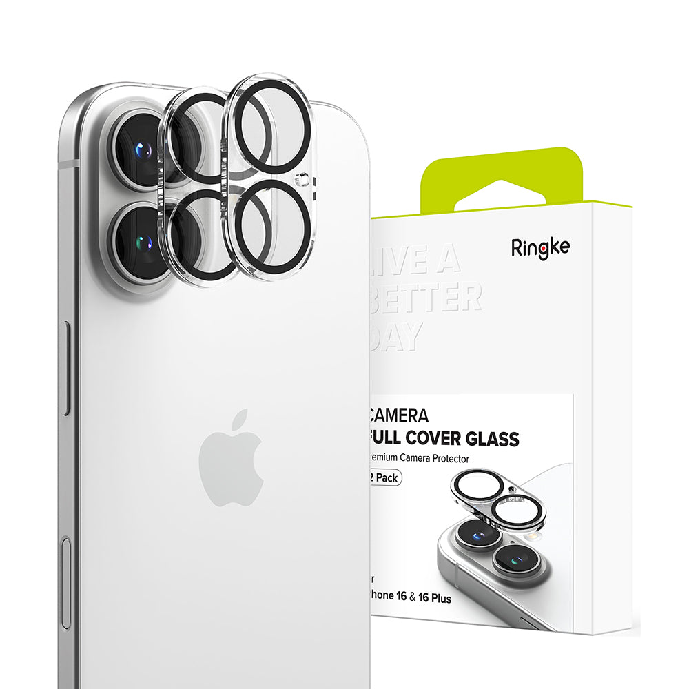 Προστατευτική μεμβράνη κάμερας Ringke για Apple iPhone 16 Plus / 16, tempered glass, σετ 2 τεμαχίων, διαφανής