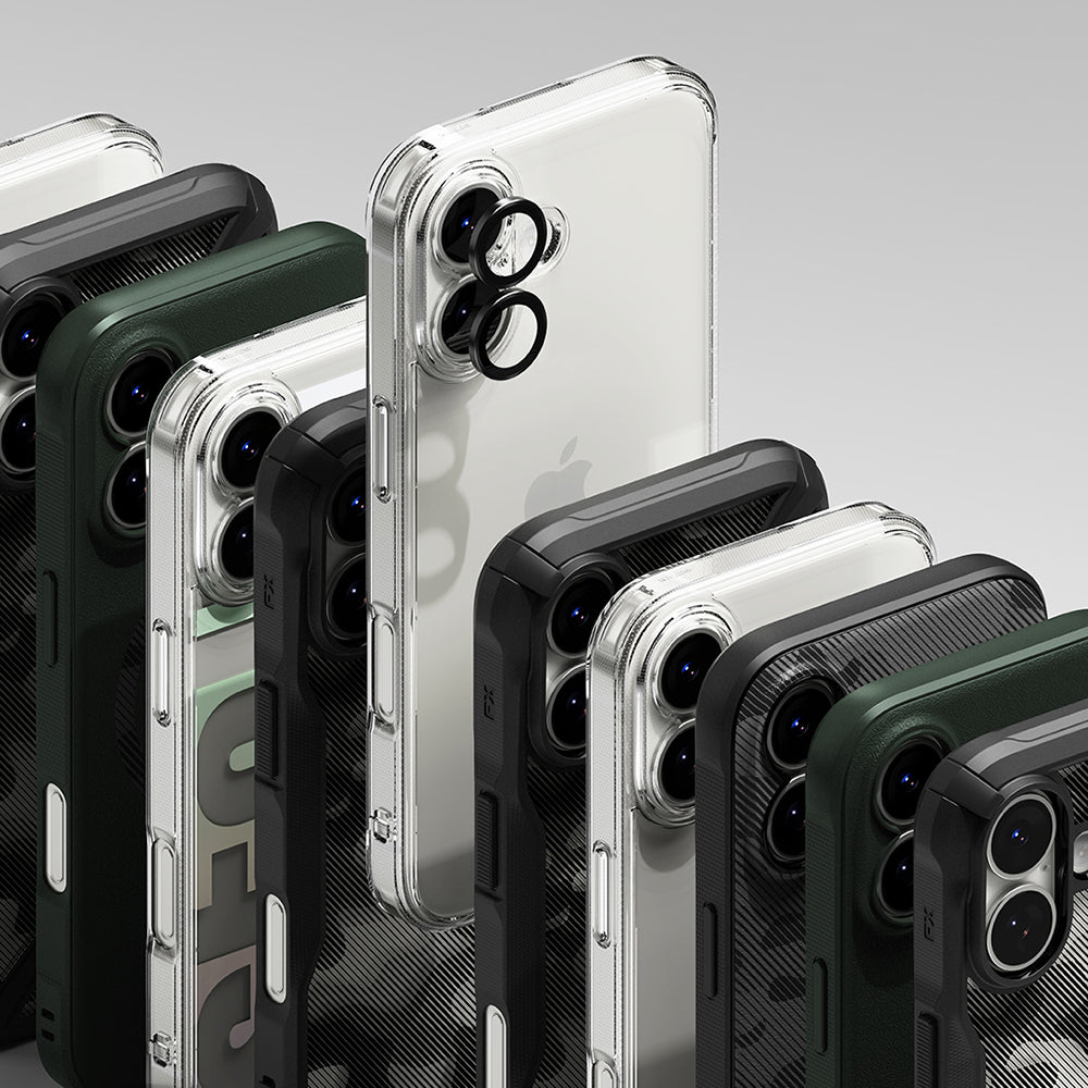 Προστατευτική Μεμβράνη Κάμερας Πίσω Ringke για Apple iPhone 17, Ενισχυμένο Γυαλί, Μαύρη