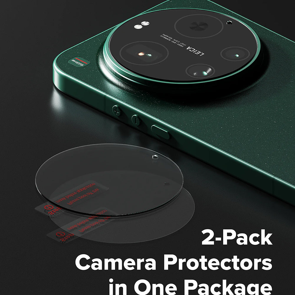 Προστατευτική μεμβράνη πίσω κάμερας Ringke για Xiaomi 17 Ultra, ασφαλισμένο γυαλί, σετ 2 τεμαχίων, διαφανές