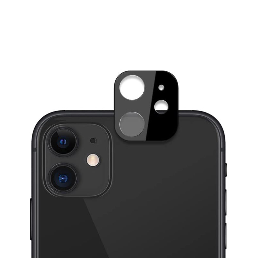 Προστατευτική μεμβράνη πίσω κάμερας Techsuit για Apple iPhone 12, ασφαλισμένο γυαλί, μαύρο