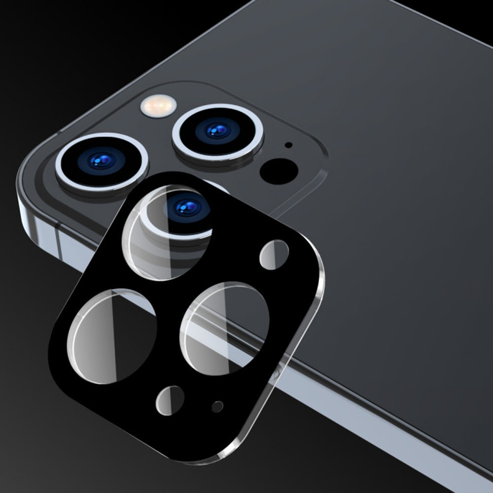 Techsuit Rear Camera Protection Film for Apple iPhone 17 Air, Tempered Glass, Black