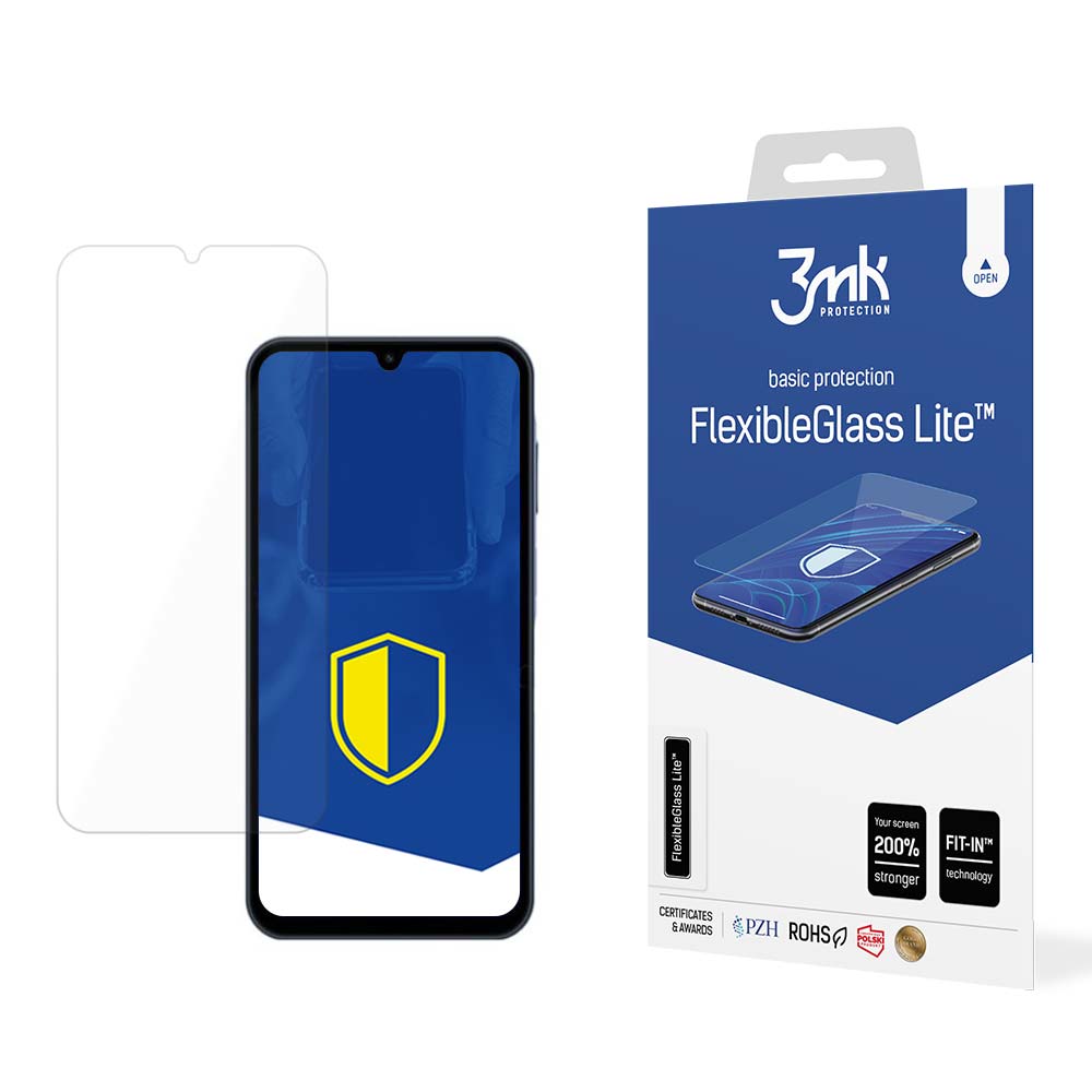Προστατευτική μεμβράνη οθόνης 3MK FlexibleGlass Lite για Samsung Galaxy A15 5G A156 / A15 A155 / A25 A256, Ευέλικτο γυαλί, Πλήρης κόλλα