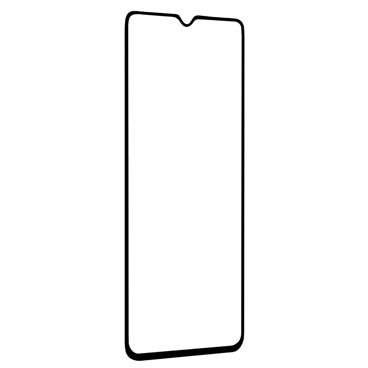 OEM Προστατευτικό οθόνης για Samsung Galaxy A14 A145 / A14 5G A146, Γυάλινη θωράκιση, Πλήρης κόλλα, 21D, Μαύρο
