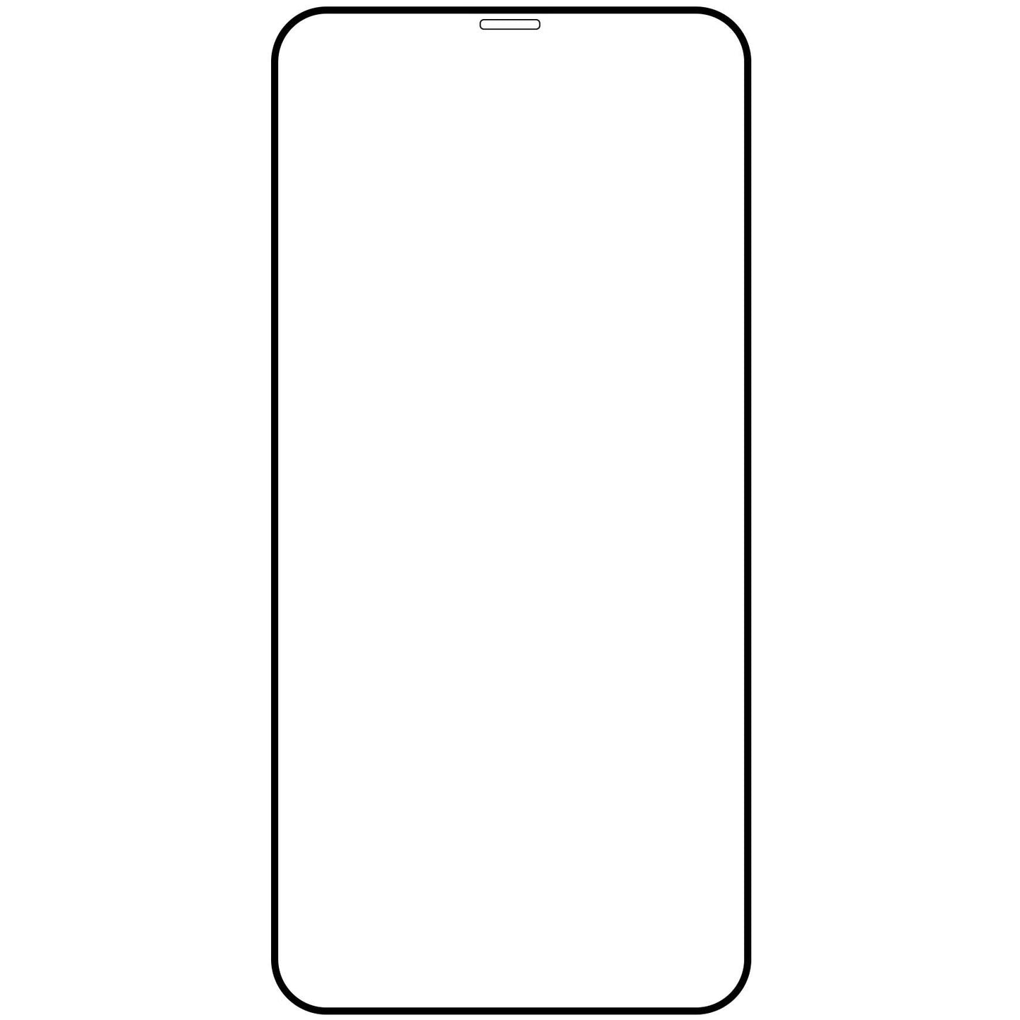Προστατευτικό κάλυμμα οθόνης Veason PRO για Apple iPhone 12 Pro Max, Προστατευτικό γυαλί, Πλήρης κόλληση, 6D, Μαύρο