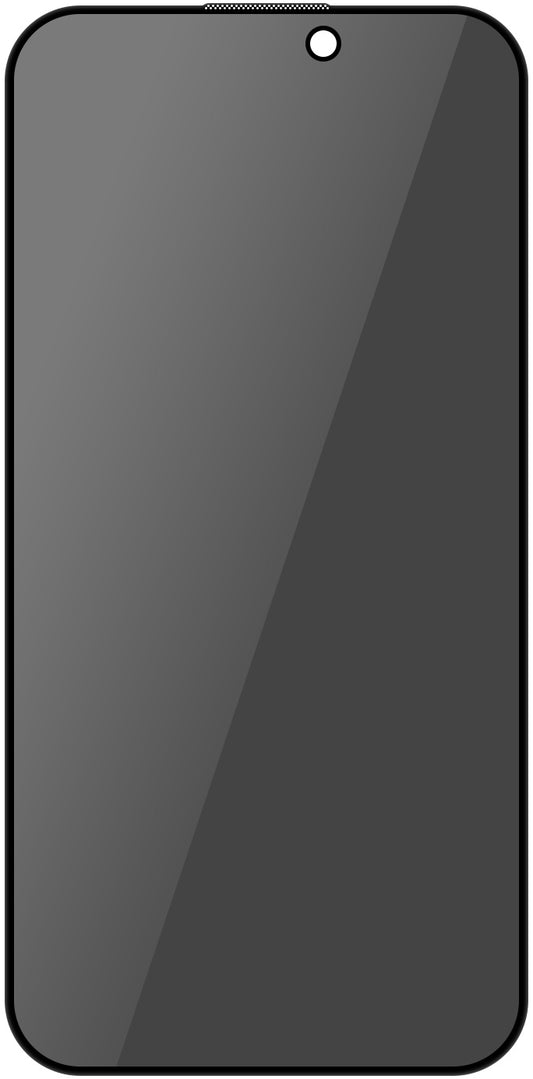 Προστατευτική Μεμβράνη Οθόνης Privacy Blueo για Apple iPhone 16 Pro, Ενισχυμένο Γυαλί, Πλήρης Κόλληση, 5D