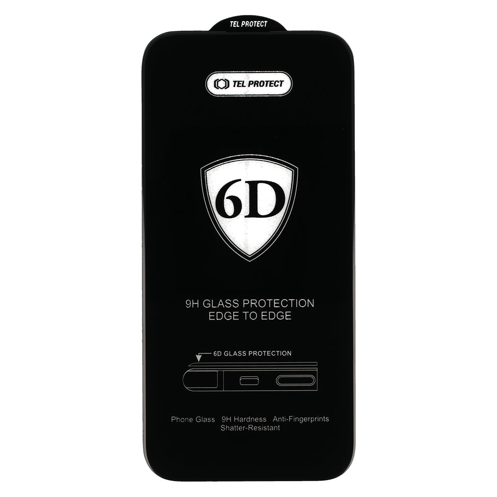Προστατευτική μεμβράνη οθόνης OEM για Samsung Galaxy S26 Plus S947, Ασφαλισμένο γυαλί, Πλήρης κόλλα, 6D, Μαύρο