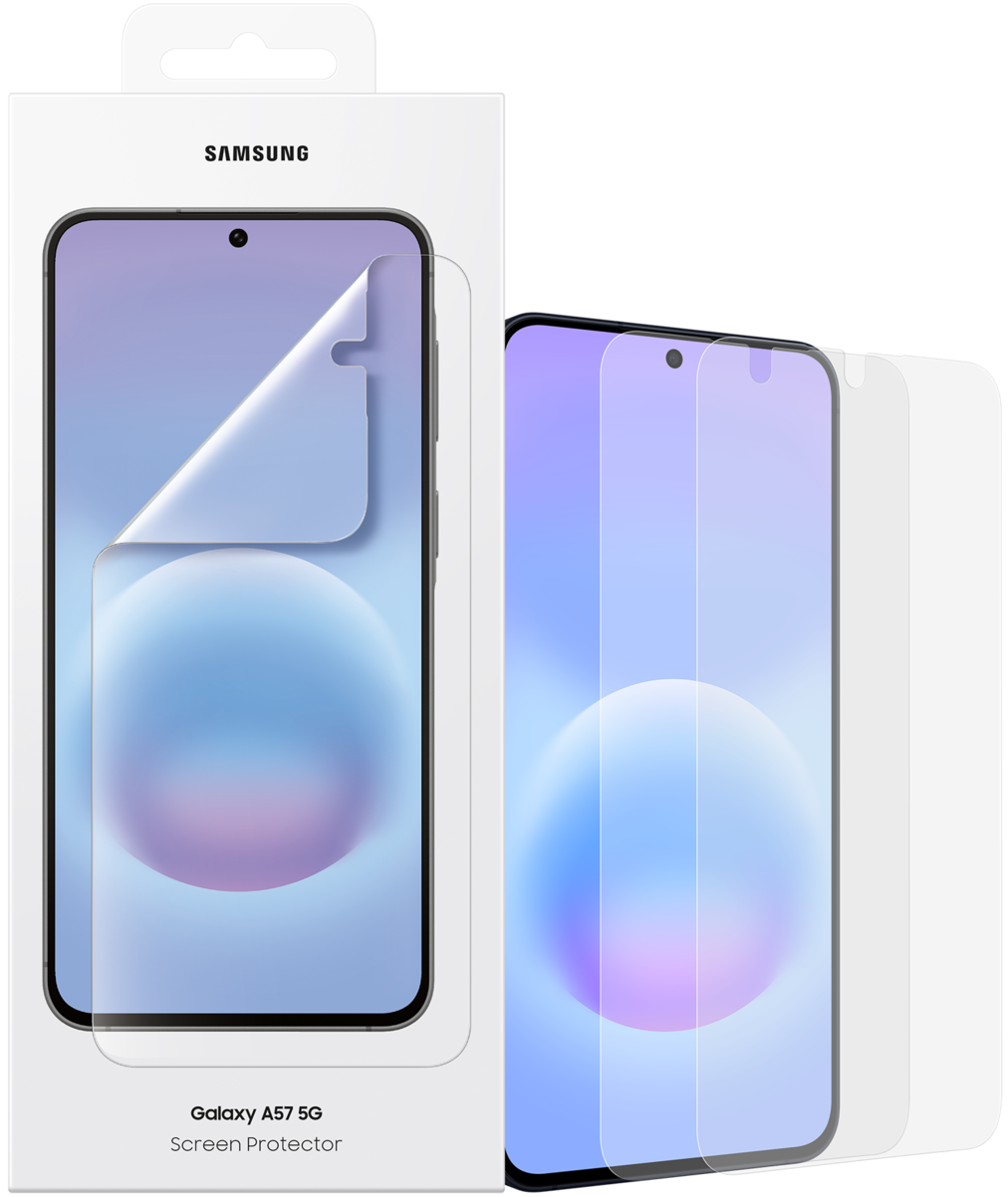 Προστατευτική Μεμβράνη Οθόνης Samsung για Galaxy A57 5G, Πλαστική, Σετ 2 τεμαχίων EF-UA576CTEGWW