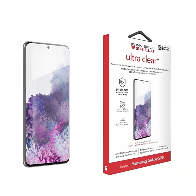 Προστατευτική Μεμβράνη Οθόνης Zagg Ultra Clear+ για Samsung Galaxy S20 G980, Πλαστικό 200204858