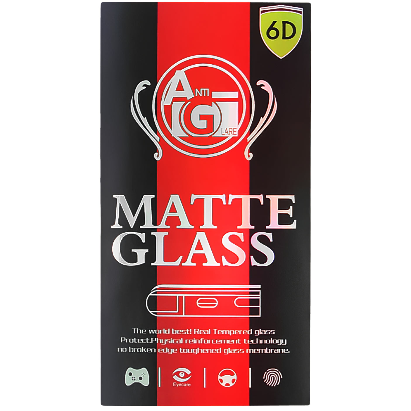 Προστατευτική Μεμβράνη Οθόνης Matte OEM για Samsung Galaxy A35 5G A356, Ενισχυμένο Γυαλί, Full Glue, 6D, Μαύρη