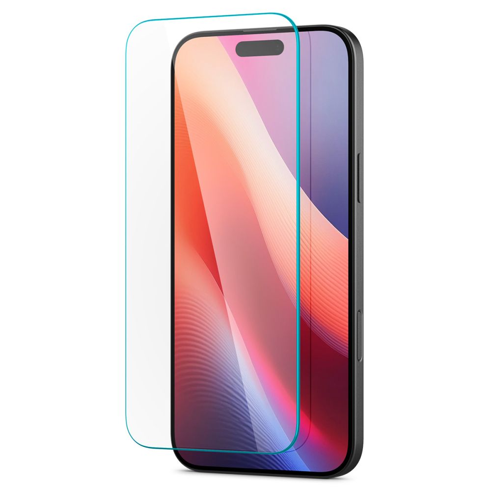 Προστατευτική Μεμβράνη Οθόνης Spigen GlastrR Slim HD για Apple iPhone 16 / 15, Ενισχυμένο Γυαλί, Πλήρης Κόλληση, 2.5D AGL06910