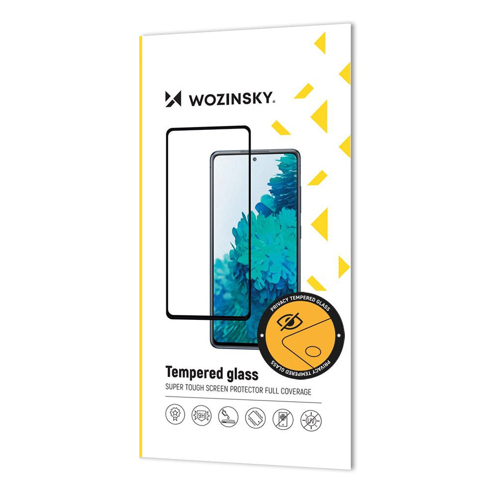 Προστατευτική μεμβράνη οθόνης Privacy WZK AntiSpy για Apple iPhone 16 Pro Max, Ασφαλισμένο γυαλί, Πλήρης κόλλα