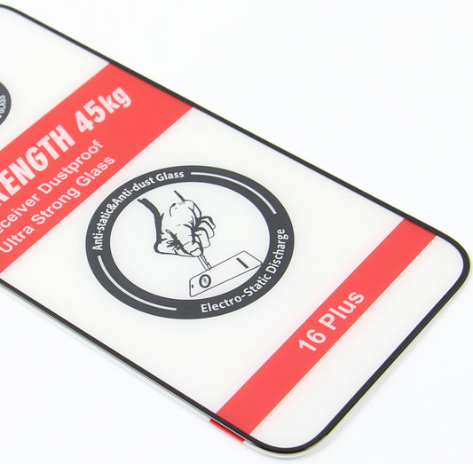 Προστατευτική μεμβράνη οθόνης OEM Ultra Strong 45KG για Samsung Galaxy A54 A546, Ανθεκτικό Γυαλί, Πλήρης Κόλλα, 2.5D, Μαύρο