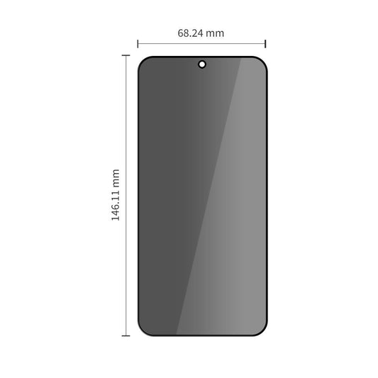 Προστατευτική Μεμβράνη Οθόνης Privacy Tech-Protect Spy+ για Samsung Galaxy S26 S942, Ενισχυμένο Γυαλί, Πλήρης Κόλληση, Σετ 2 τεμαχίων