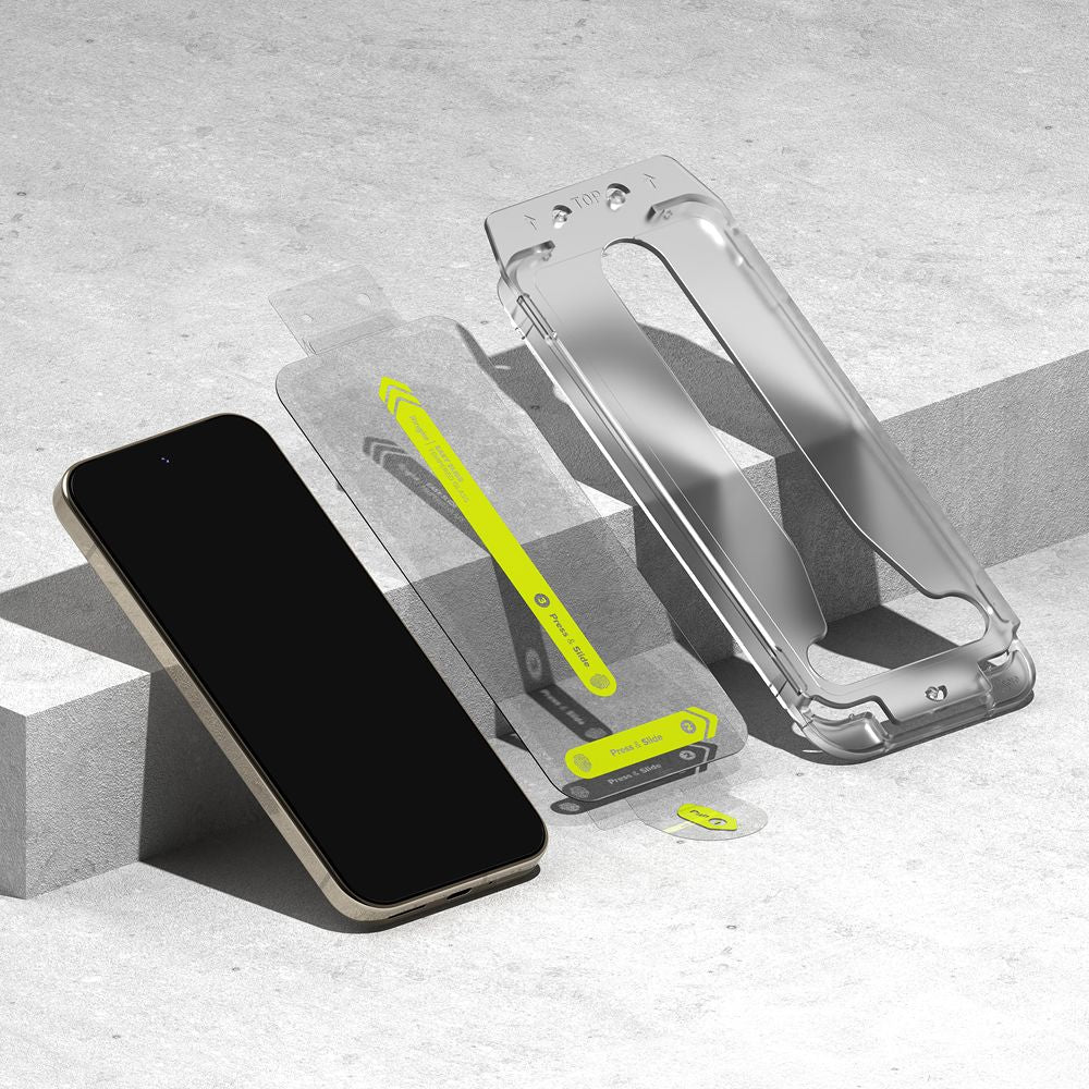 Προστατευτική Μεμβράνη Οθόνης Ringke Easy Slide για Google Pixel 9 Pro XL, Ενισχυμένο Γυαλί, Πλήρης Κόλληση, Σετ 2 τεμαχίων