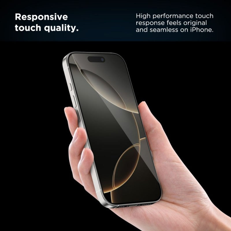 Προστατευτική Μεμβράνη Οθόνης Tech-Protect Quick Set+ για Apple iPhone 17e / 16e / 14 / 13 Pro, Ενισχυμένο Γυαλί, Πλήρης Κόλληση, Σετ 2 τεμαχίων, Μαύρη