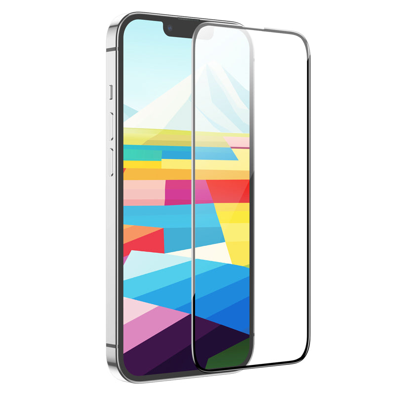 Προστατευτική Μεμβράνη Οθόνης HOCO G16 για Apple iPhone 16 / 15, Ενισχυμένο Γυαλί, Full Glue, 5D, Μαύρη