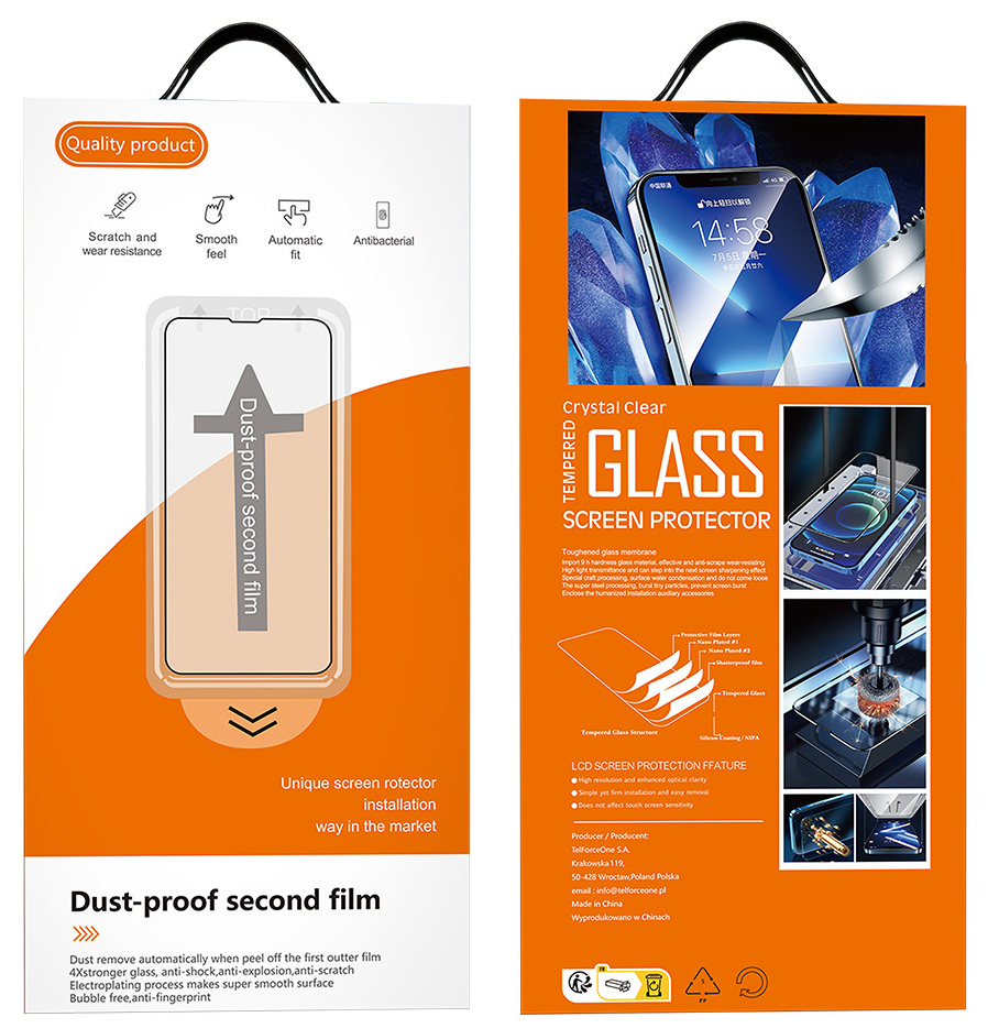 Προστατευτικό οθόνης OEM Dust Free Easy Fit για Apple iPhone 18 Pro Max / 17 Pro Max, Σκληρυμένο Γυαλί, Full Glue, Μαύρο
